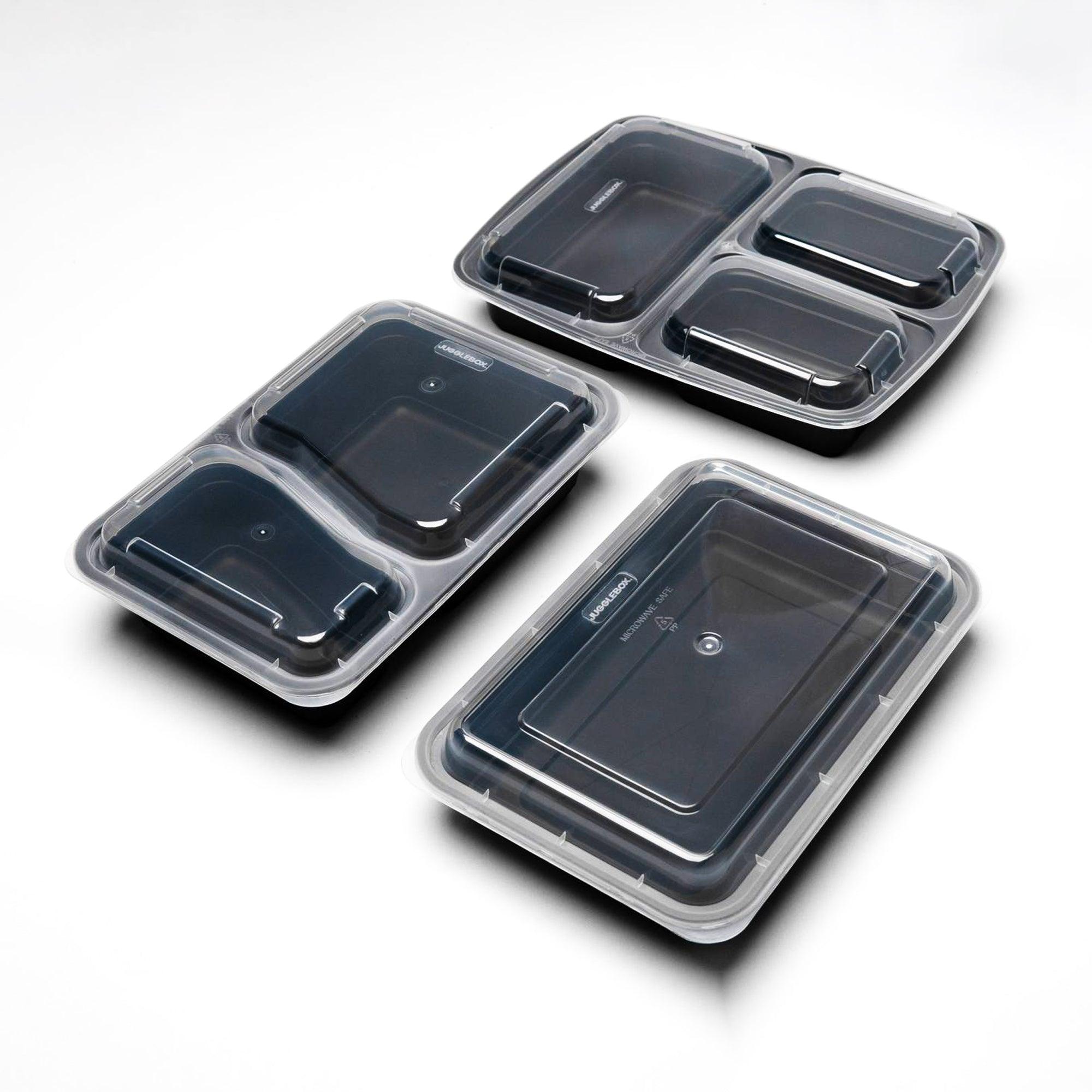 30x 3 Compartment Meal Prep Food Storage Containers NEW VERSION – Jugglebox  Australia